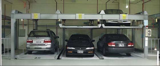 ποιότητας  Four Column Car Parking Hydraulic 2500kg Car Lifts For Residential Garages εργοστάσιο