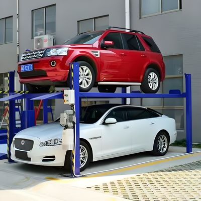 ποιότητας  Electric Four Post Vehicle Lift 24 Inches Platform Width For Smooth Easy Vehicle Maintenance εργοστάσιο