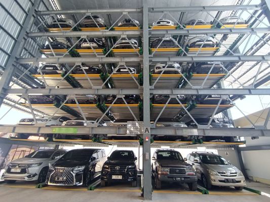 Σταυρομηχανικό αυτοκινητοκινητό ανελκυστήρα 3ου επιπέδου -6ου επιπέδου Παζλ Παρκαρισμός αυτοκινήτων