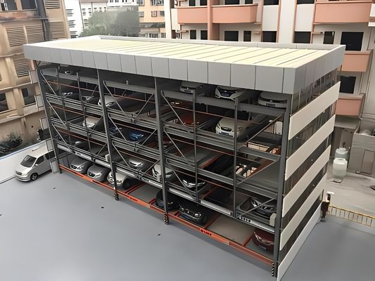 6 επίπεδα αυτοματοποιημένο πάρκινγκ αυτοκινήτων γκαράζ 2 τόνων αυτοματοποιημένο πάρκινγκ αυτοκινήτων σπίτι