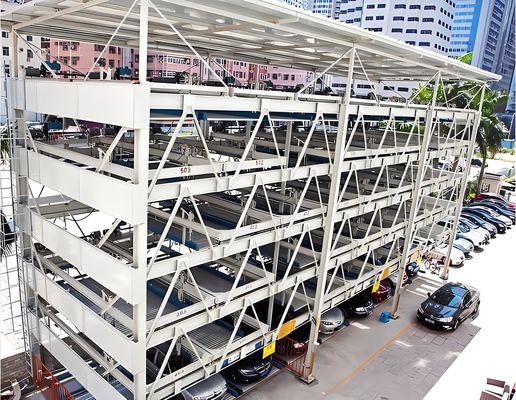 Έξι ορόφους αυτοκινήτων Stacker Pit 2t Αυτοματοποιημένο σύστημα γκαράζ στάθμευσης